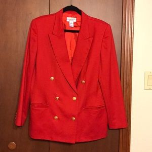 Red blazer